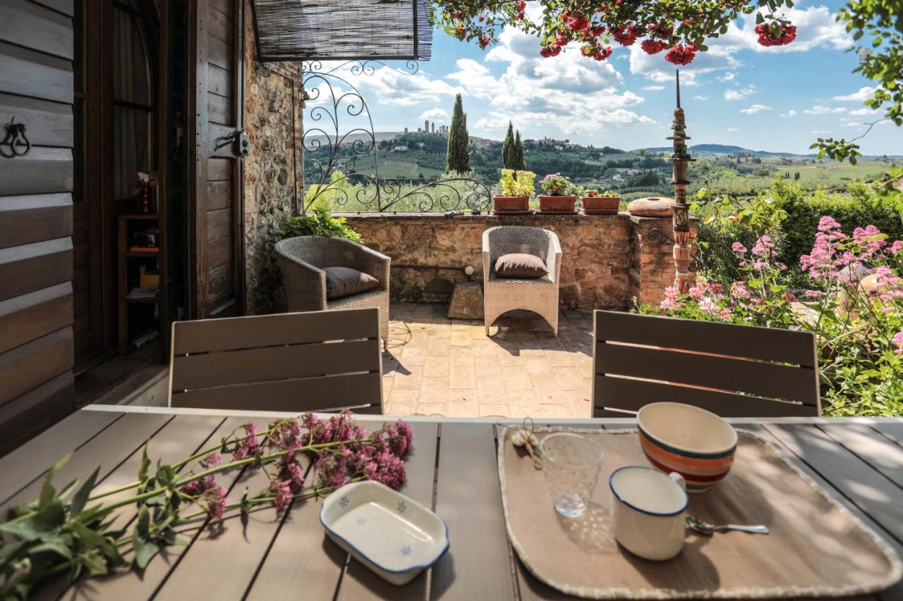 Villa Le Rose di Montagnana San Gimignano Esterno foto